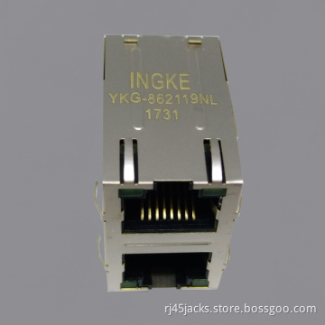Ingke YKG-862119NL 100% Compatible 1840855-1 TE Industrial RJ45 connector jacks